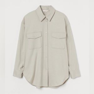 ♥️ NWOT H&M Beige Shacket